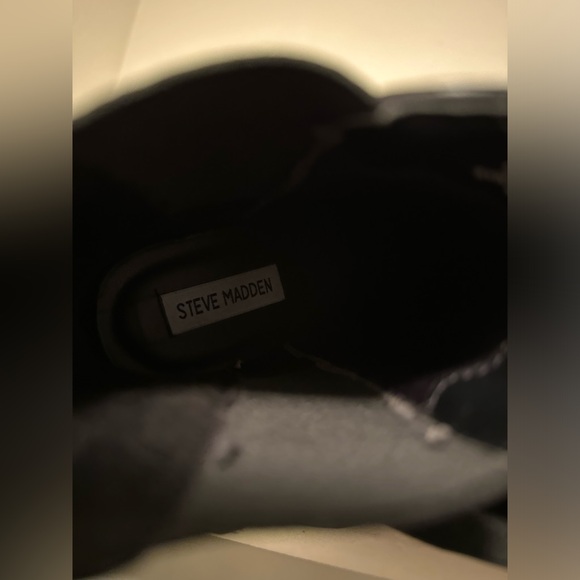 Steve Madden Roxie black boots 8.5 - Never worn outside - Picture 12 of 12